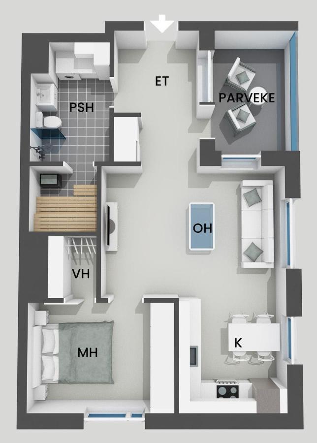 2Ndhomes Tampere "Kanava" Apartment - 1Br Apt With Sauna & Balcony Exterior photo